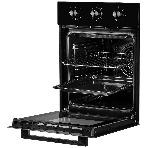 Встраиваемый духовой шкаф Monsher MOE 4563 Noir, электрический, High-Tech, объем 50 л, конвекция, гриль, 3 стекла в дверце, съемные стекла, съемная дверца, телескопические направляющие, черный, фото8