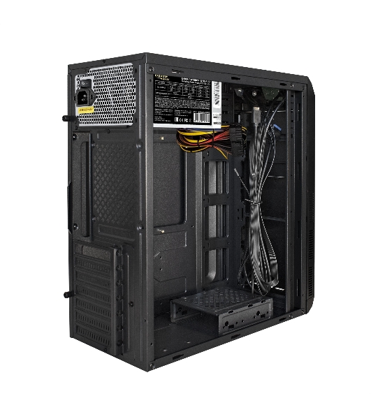 Компьютерный корпус Miditower ExeGate XP-334UC-UNS400 (ATX, БП UNS400 с вент. 12см, 1хUSB/1хUSB 3.0/1хTypeC, аудио, черный)
