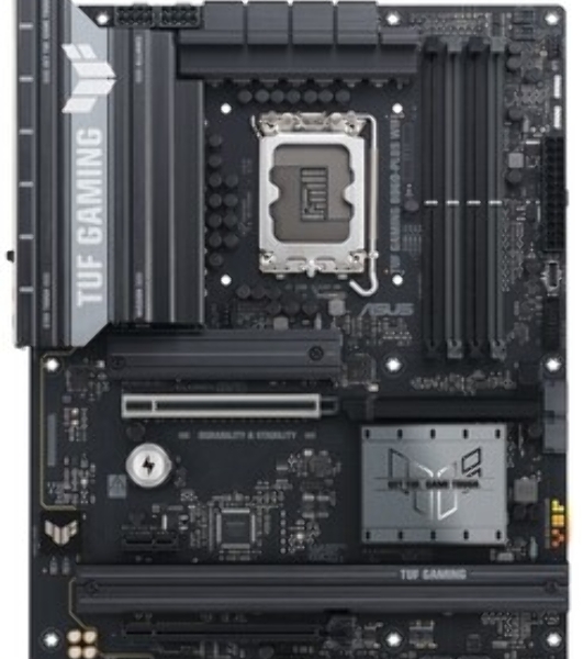 Материнская плата ASUS TUF GAMING B860-PLUS WIFI, LGA 1851, Intel B860, 4xDDR5, 4xSATA, 3xM.2, 1xPCIe 5.0 x16, 1xPCIe 4.0 x16, 1xDP, 1xHDMI, 1x 2.5Gb LAN, 1xUSB 20Gbps, 2xUSB 10Gbps, 3xUSB 5Gbps, 2xUSB 2.0, 5x3.5 мм, 7.1, ATX