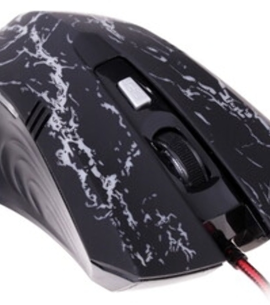 Мышь проводная Crown Gaming CMXG-600 черный, 2200 dpi, USB, кнопки - 6