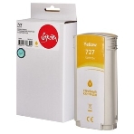 Картридж струйный Sakura B3P21A (№727 Yellow) для HP, желтый, 130 мл., фото4
