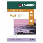 Фотобумага Lomond 0102006 A4/170г/м2/100л./белый матовое/матовое для струйной печати, фото 1