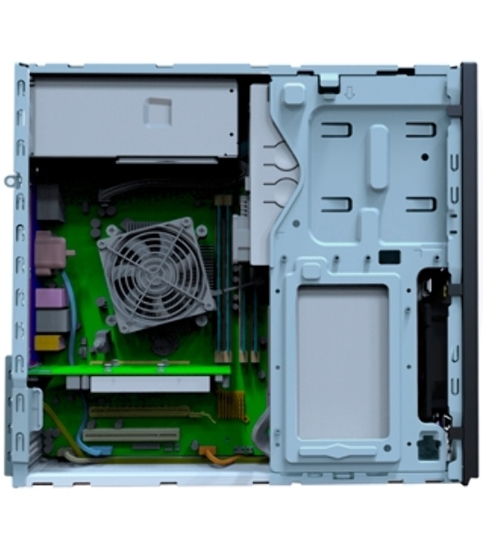Компьютерный корпус Desktop InWin/Powerman EL501BK PM-300ATX U3.0*2AXXX Slim Case 6116779