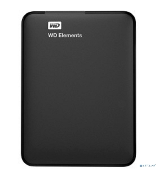 Внешний HDD 2.5' Western Digital Elements Portable, 4TB, USB 3.2 Gen 1 Type-A, 5400 rpm, черный