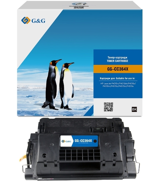 Картридж лазерный G&G GG-CC364X черный (24000 стр.) для HP LJ P4015/P4515