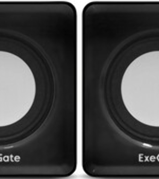 Акустическая система 2.0 ExeGate EX287057RUS Disco 140 Black (питание USB, 2х3Вт (6Вт RMS), 100-20000Гц, черный)