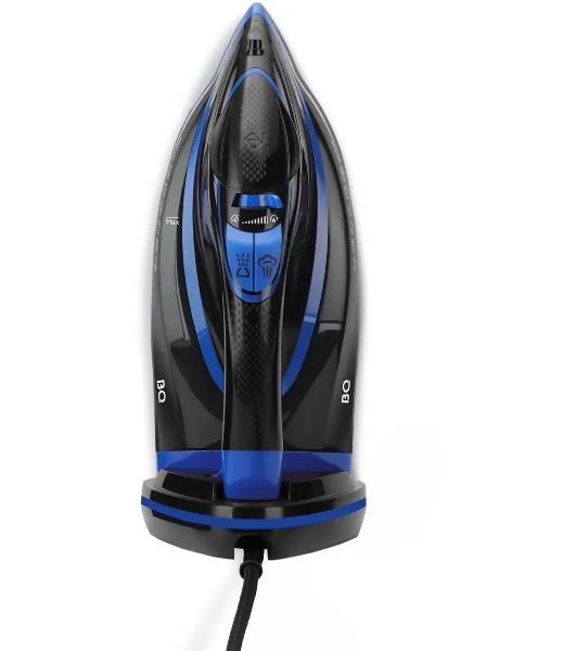 Утюг BQ SIC1003 черный/синий, 3000 Вт, 45 г/мин, 200 г/мин, 320 мл