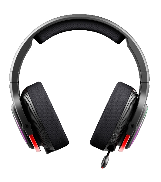 Гарнитура Bloody MR710 чёрный, беспроводная + проводная, Bluetooth, до 44 ч, подсветка