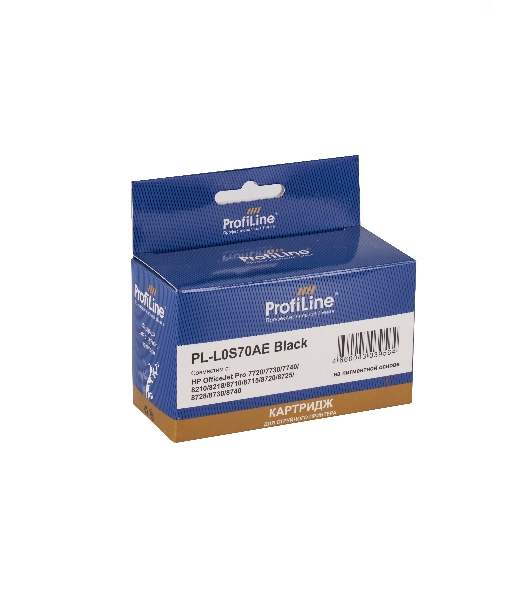 Картридж струйный совместимый ProfiLine PL-L0S70AE №953XL для HP OfficeJet Pro 8710/8715/8720/8730/8210/8725 Black PL