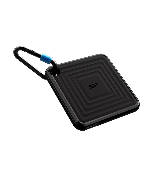 Внешний SSD 2TB Silicon Power PC60, External, USB 3.2 Type-C R/W - 540/500 MB/s черный