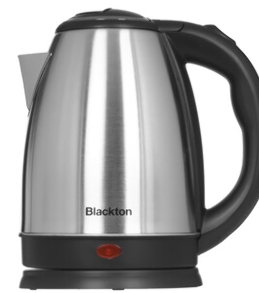 Электрочайник Blackton Bt KT1810S сталь-красный, 1.8 л, 1850 Вт, скрытый нагревательный элемент