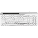 Клавиатура проводная A4Tech Fstyler FK25, USB, белый/серый, фото33