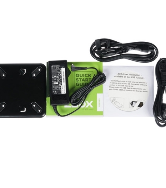 Платформа системного блока с ЦПУ Zotac ZOTAC ZBOX NANO, SFF, FANLESS, i7-1355U, 2 DDR5 SO-DIMM, M.2 SSD, 2.5'; SATAIII BAY, 2 GLAN, WIFI, BT, USBDRV, DP/HDMI, EU+UK PLUG