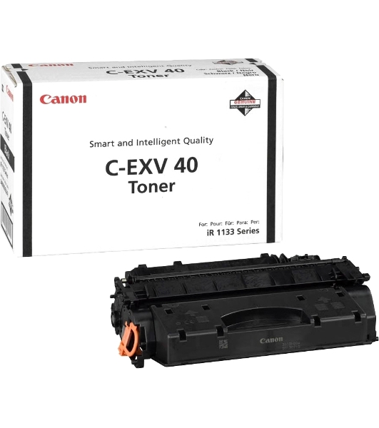 Картридж лазерный Canon C-EXV40 TONER BK EURC-EXV40 3480B006 черный (6000стр.) для Canon iR1133/1133A/1133iF
