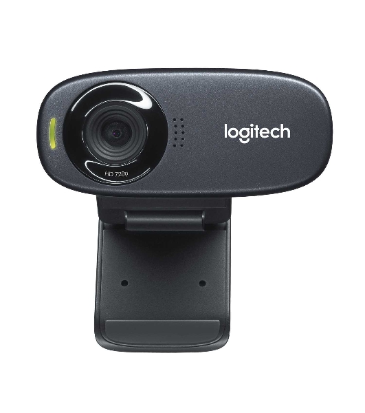 Веб-камера Logitech C310 HD 1280x720, 30 кадр/с, USB Type-A, микрофон (шумоподавление), автоосвещение, универсальное крепление