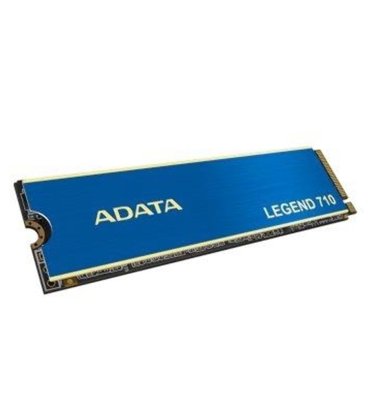 Накопитель SSD ADATA LEGEND 710, 256Gb, PCIe 3.0 x4, M.2 2280, NVMe, R/W 2100/1000, с радиатором
