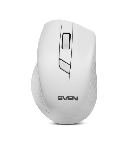 Мышь беспроводная SVEN RX-325 белый, 1000 dpi, радиоканал, USB, кнопки - 4