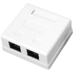 Розетка компьютерная Rexant 2-м ОП RJ45 CAT.5E бел., фото9