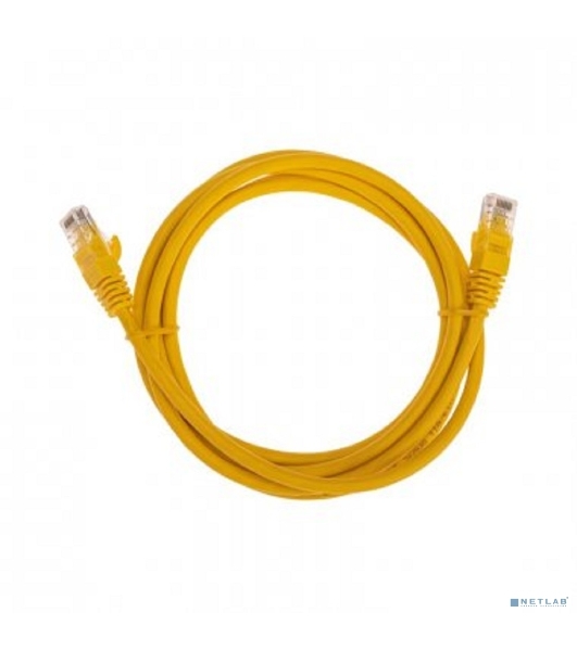 Патч-корд U/UTP Rexant cat.6, RJ45-RJ45, неэкранированный, 26AWG, LSZH, желтый, 2 м