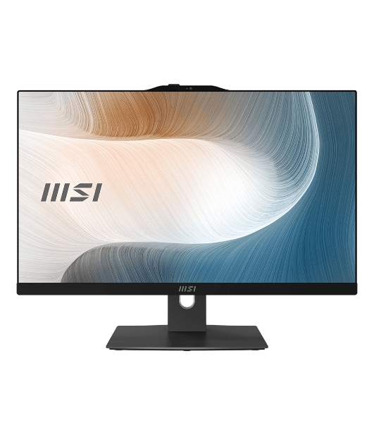 Моноблок/ MSI Modern AM242P 1M-1663XRU 23.8'(1920x1080 (матовый) IPS)/Intel Core 5 120U(1.4Ghz)/16384Mb/2000+256PCISSDGb/noDVD/Int:Intel® Graphics/Cam/BT/WiFi/war 1y/4.65kg/Black/noOS + Wireless KB+M