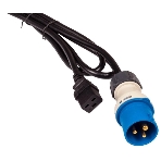 Шнур питания LANMASTER C19-I309 Male, 3х2.5, 220В, 16А, черный, 2.5 м., фото2