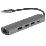 USB-концентратор Genius UH-545, USB Type-C, USB/RJ45, USB Type-C, фото9