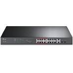 Коммутатор TP-LINK TL-SL1218MP Неуправляемый коммутатор PoE на 16 портов 10/100 Мбит/с и 2 гигабитных порта, фото3