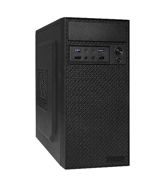 Компьютерный корпус Minitower ExeGate EX291272RUS BAA-109U2-AAA350 (mATX, AAA350 8см, 2*USB+2*USB 3.0, аудио, черный)