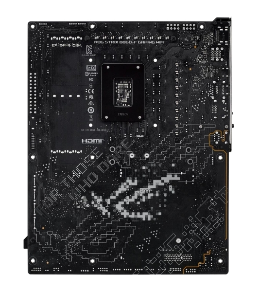 Материнская плата ASUS ROG STRIX B860-F GAMING WIFI, LGA 1851, Intel B860, 4xDDR5, 4xSATA, 4xM.2, 1xPCIe 5.0 x16, 1xPCIe 4.0 x16, 1xDP, 1xHDMI, 1x 2.5Gb LAN, 1xUSB 20Gbps, 1xUSB 10Gbps, 6xUSB-A 5Gbps, 2xUSB 2.0, 3x3.5 мм, 7.1, ATX