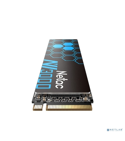 Накопитель SSD Netac NV3000, 500Gb, PCIe 3.0 x4, M.2 2280, NVMe, R/W 3000/2100, с радиатором