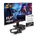 Монитор 31.5' ExeGate Combat EG3207T IPS 2560x1440, 165 Гц, 1 мс, 16:9, 300 кд/м², 2xHDMI 2.0, DP 1.4, USB, 3.5 Jack, динамики (2x3 Вт), FreeSync, Flicker-free, Low Blue Light, VESA 75x75, черный, фото14