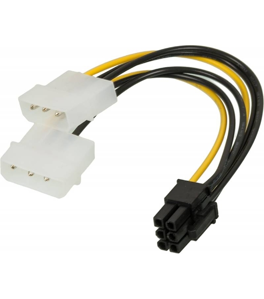 Кабель питания Ningbo RTL-C32 PCI-E 6pin/2xMolex