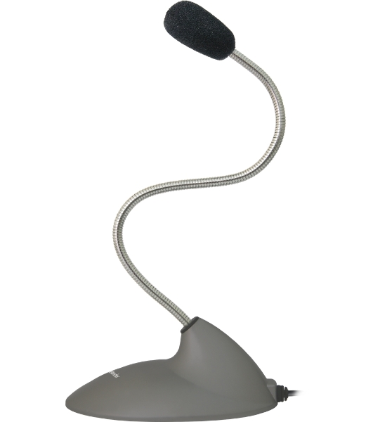 Микрофон компьютерный Defender MIC-111, серый, кабель 1,5 м