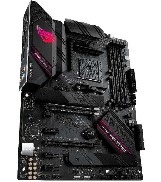 Материнская плата ASUS ROG STRIX B550-F GAMING, AM4, AMD B550, 4xDDR4, 6xSATA, 2xM.2, 1xPCI-E 3.0 x16, 1xPCI-E 4.0 x16, 3xPCI-E x1, 1xDP, 1xHDMI, 1x 2.5Gb LAN, 1xUSB 3.2 Gen 2, 4xUSB 3.2 Gen 1, 2xUSB 2.0, 5x3.5 мм, 7.1, ATX