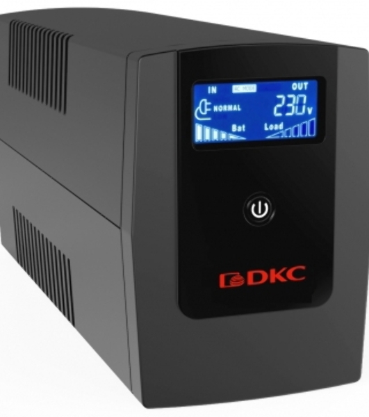 Источник бесперебойного питания ИБП Info LCD 1500В.А Schuko (3) USB + RJ45 DKC INFOLCD1500S