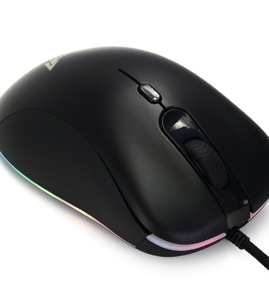 Мышь проводная Crown CMGM-904 черный, 7000 dpi, USB, кнопки - 7