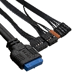 Компьютерный корпус Minitower ExeGate EX291272RUS BAA-109U2-AAA350 (mATX, AAA350 8см, 2*USB+2*USB 3.0, аудио, черный), фото2
