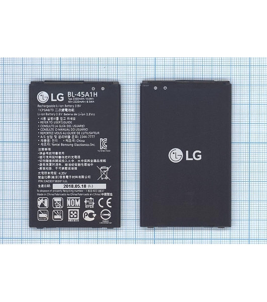 Аккумуляторная батарея BL-45A1H для LG F670, Q10 2300mAh/8.74Wh 3,8V
