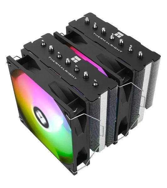 Кулер Thermalright Phantom Spirit 120 SE ARGb Soc-AM5/AM4/1151/1200/1700 черный 4-pin 25.6dB Al+Cu 765gr Ret (PS120-SE-ARGb)