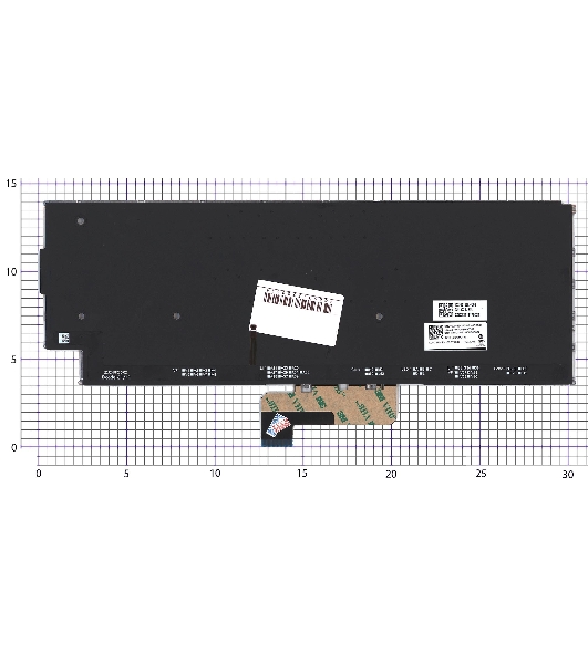 Клавиатура для ноутбука Lenovo Yoga 9 14IRP8 серебристая
