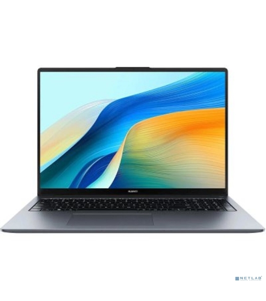 Ноутбук Huawei MateBook D 16 MCLG-X Core i9 13900H 16Gb SSD1Tb Intel Iris Xe graphics 16' IPS (1920x1200) без ОС grey space WiFi BT Cam (53014HYG)