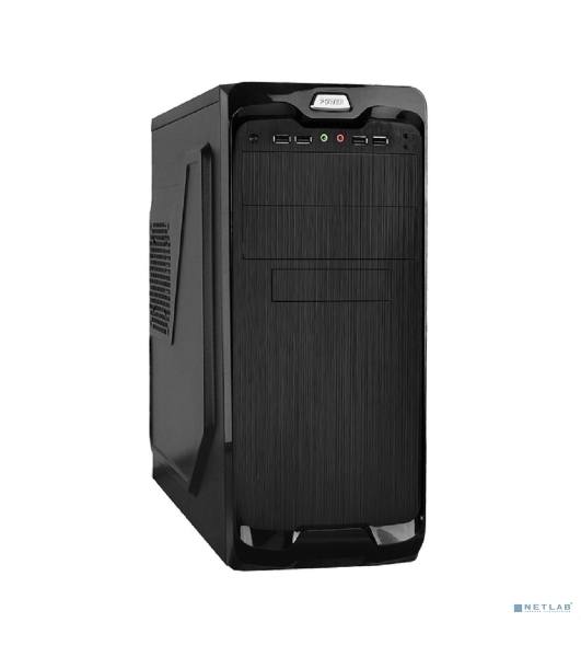Компьютерный корпус Miditower ExeGate UN-604-UNS450 (ATX, БП UNS450 с вент. 12см, 2хUSB+2хUSB 3.0, аудио, черный)
