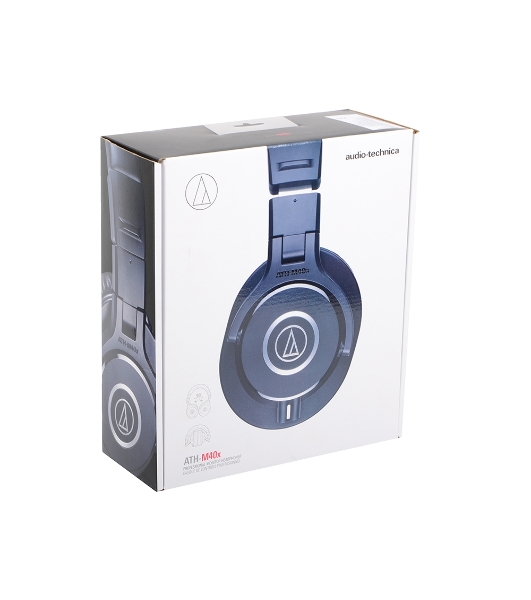 Проводные наушники Audio-Technica ATH-M40X черный, полноразмерные, складная конструкция
