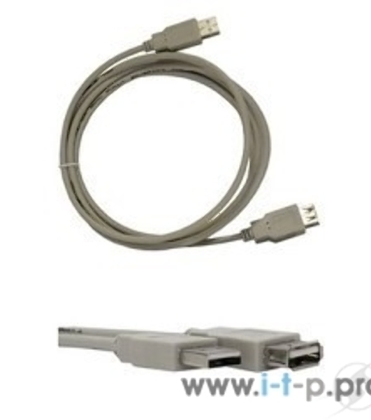 Кабель Gembird PRO USB 2.0 3.0м AM/AF позол.конт., фер.кол., пакет