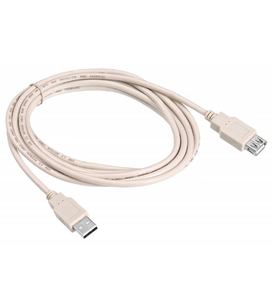 Кабель-удлинитель USB2.0 Buro USB2.0-AM/AF-3 A(m)/A(f) (3м)