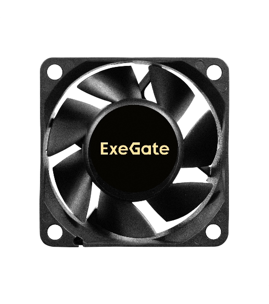 Вентилятор для корпуса ExeGate ExtraSilent ES06025S3P-5 черный, 60 мм, 2300 об/мин, 18 дБ, 3 pin