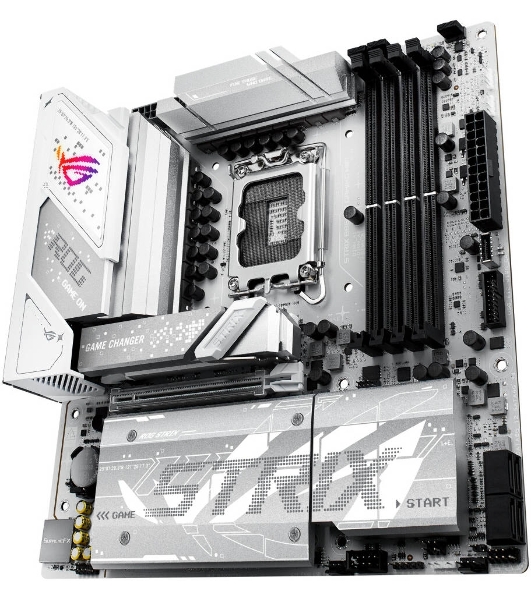 Материнская плата ASUS ROG STRIX B860-G GAMING WIFI, LGA 1851, Intel B860, 4xDDR5, 4xSATA, 4xM.2, 1xPCIe 5.0 x16, 1xDP, 1xHDMI, 1xThunderbolt 4, 1x 2.5Gb LAN, 1xUSB-C 20Gbps, 1xUSB-A 10Gbps, 3xUSB-A 5Gbps, 4xUSB-A 2.0, 2x3.5 мм, 7.1, mATX