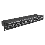 Патч-панель FTP 19' 24 port кат.5e ExeGate разъем KRONE&110 (dual IDC), 1U, RoHS, черный, фото10