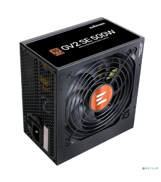 Блок питания Zalman ZM500-GV2SE, 500Вт, 80 PLUS Bronze, 120мм, черный