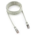Патч-корд FTP Cablexpert cat.5e, 3м, литой, многожильный серый, фото6